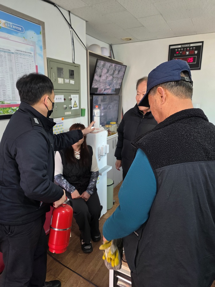 ▲ 안전교육 모습 ⓒ여수소방서