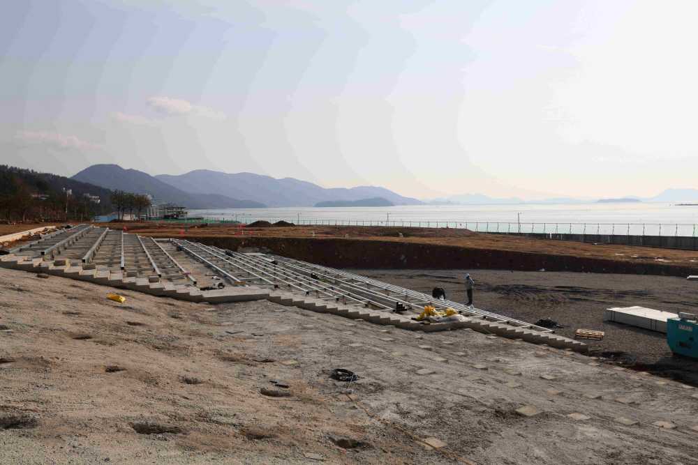 ▲ 박수관위원장 현장점검 ⓒ2026여수세계섬박람회 조직위원회