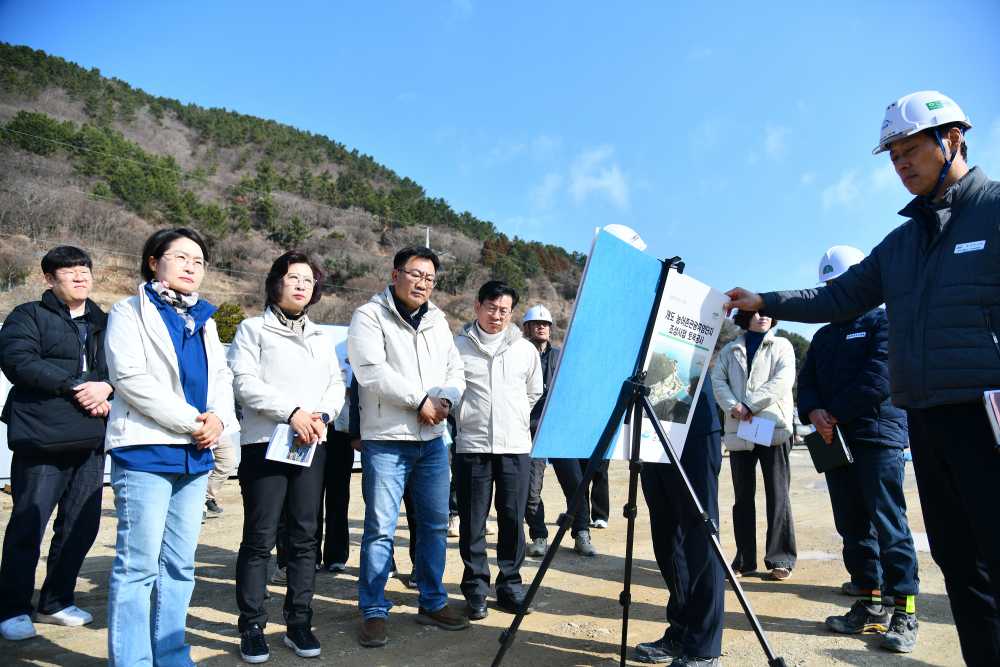 ▲ 섬박람회 부행사장 현장 보고  ⓒ여수시의회