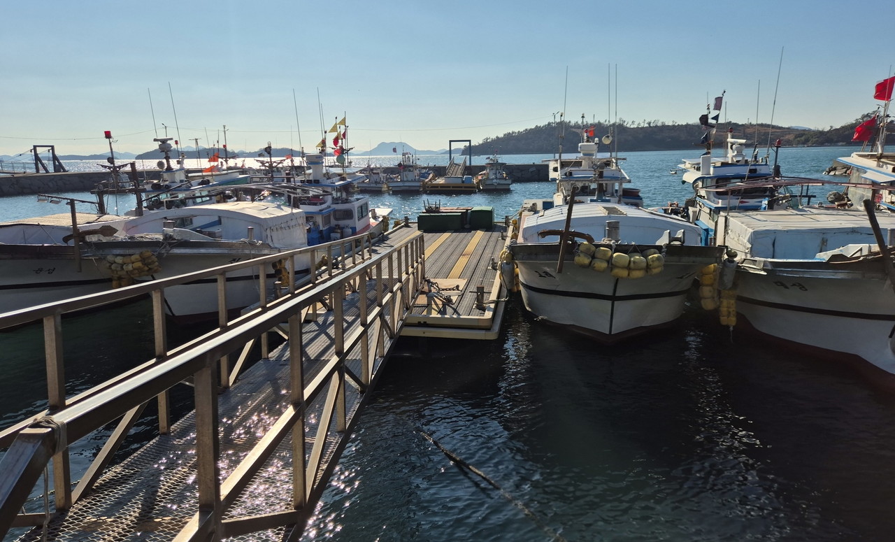 ▲ 어업어선 선진화 정책-부잔교 ⓒ전라남도