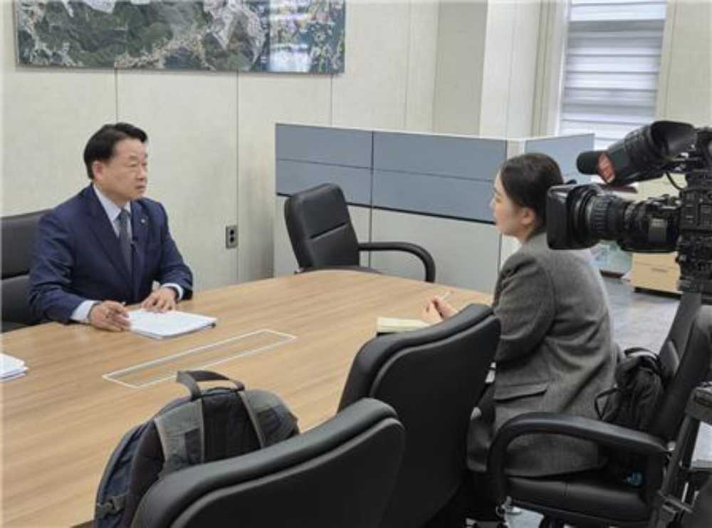 ▲ 여수국가산단 지원 촉구 인터뷰 사진 ⓒ여수상공회의소