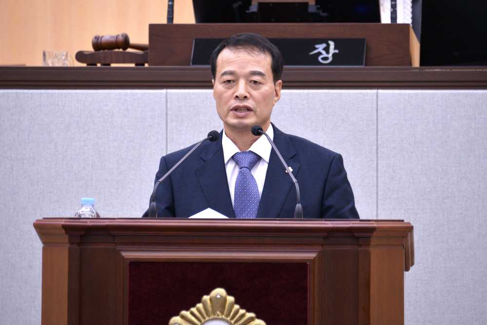 ▲ 송하진 여수시의원 ⓒ여수시의회