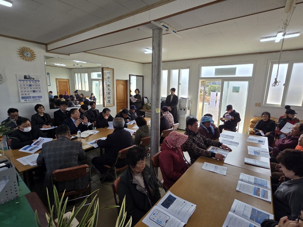 ▲ 연도 현장 간담회 ⓒ여수시