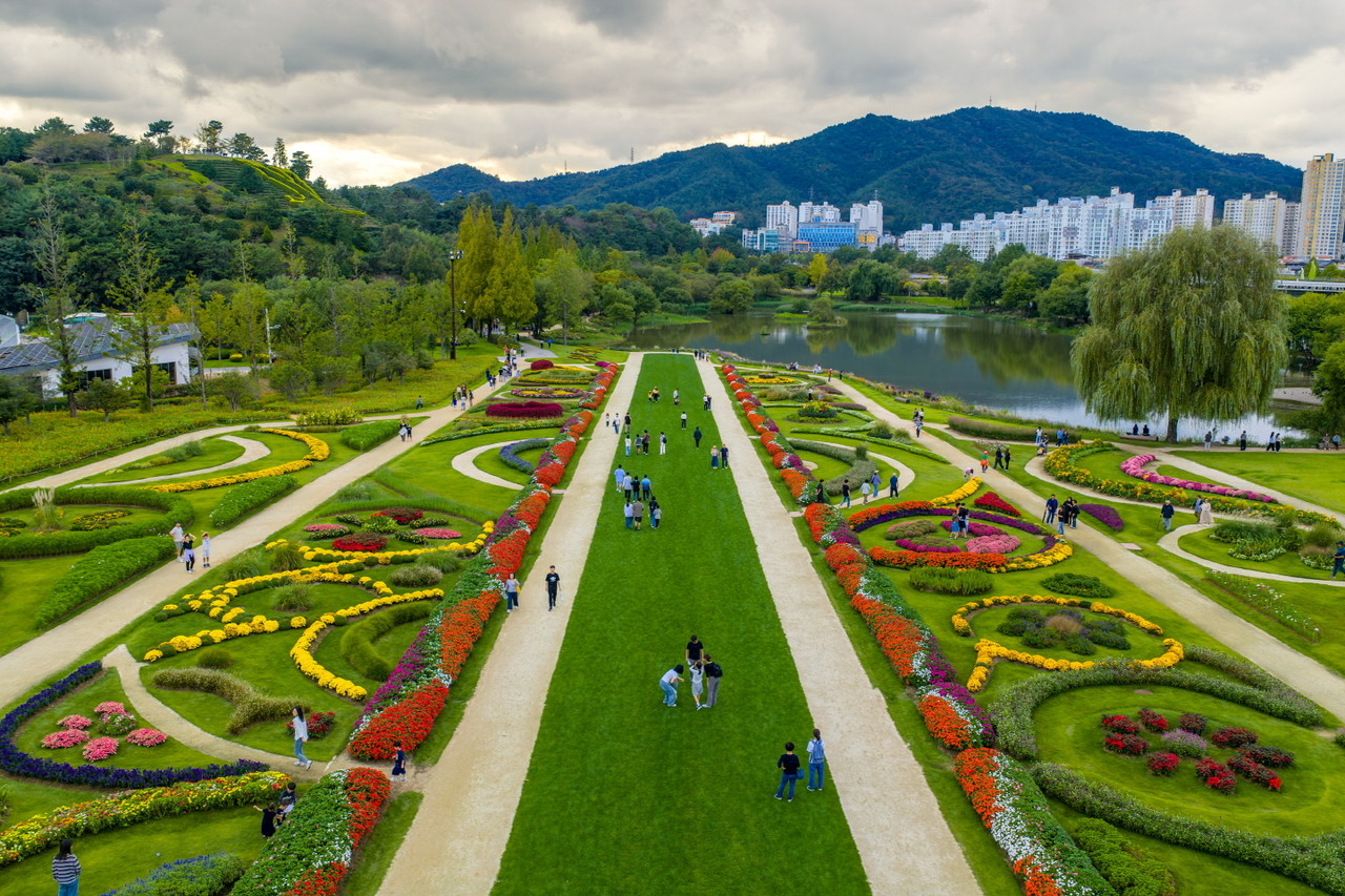 ▲ 순천만국가정원 스페이스허브 전경 ⓒ순천시