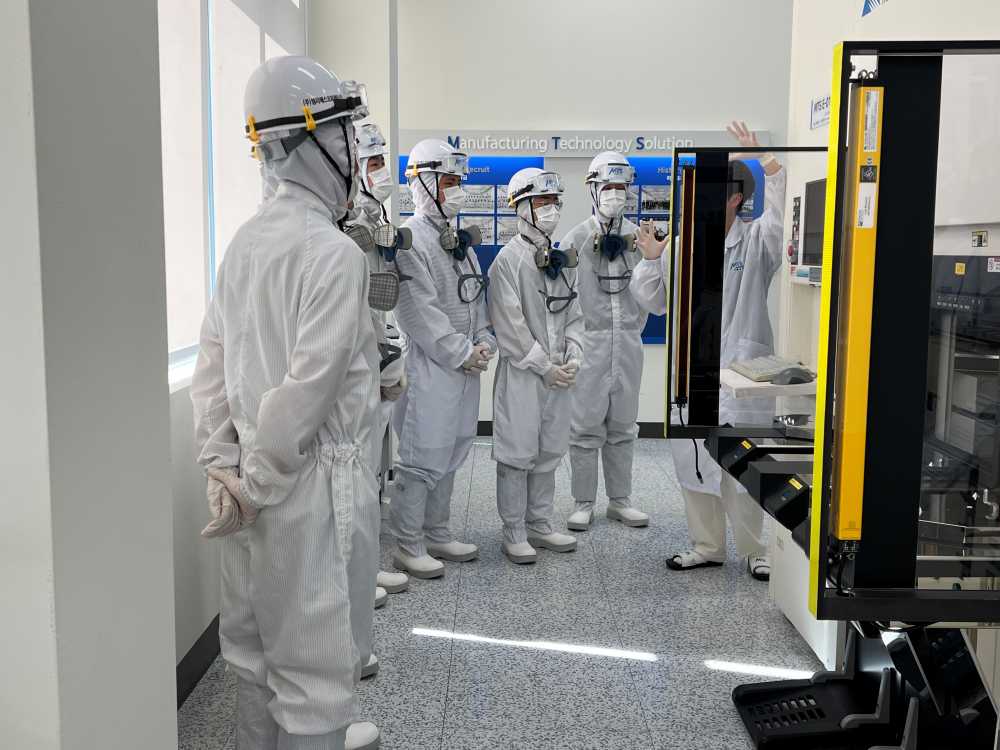 ▲‘직업계고 채용 연계형 직무교육과정 지원사업’에 참여한 전남 직업계고 학생들이 현장 직무 교육을 받고 있다. ⓒ전라남도교육청