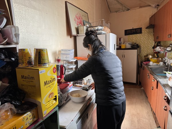 ▲일상생활돌봄 가사지원 ⓒ쌍봉종합사회복지관