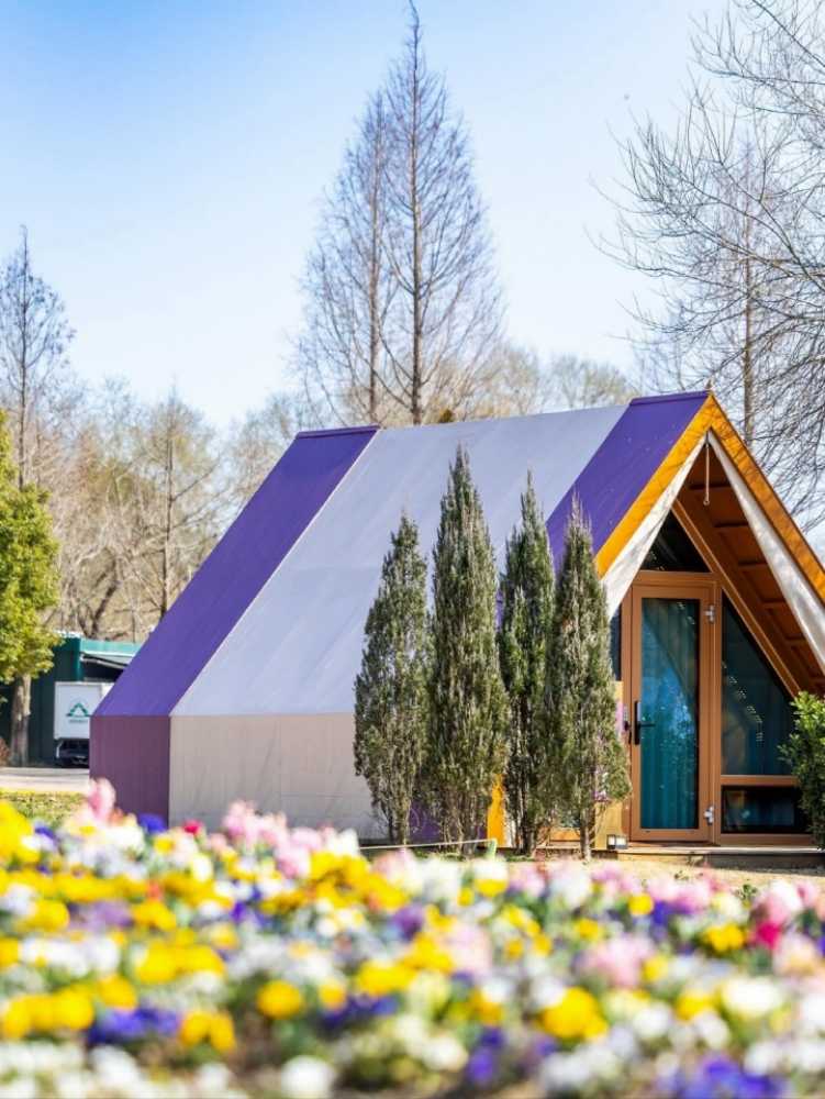 ▲ 정원워케이션 캐빈하우스 ⓒ순천시