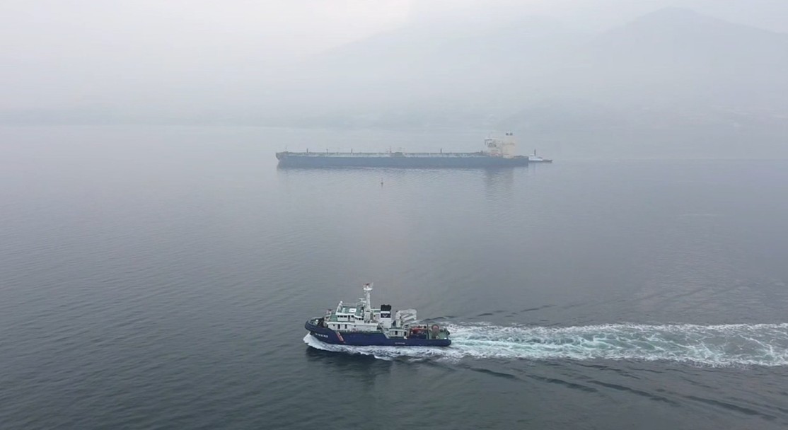 ▲ 여수해경, 안정적 유류수급을 위한 원유운반선 안전호송 ⓒ여수해경