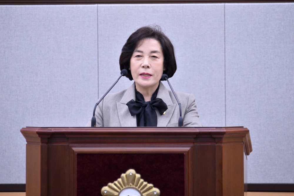 ▲진명숙 의원 ⓒ여수시의회