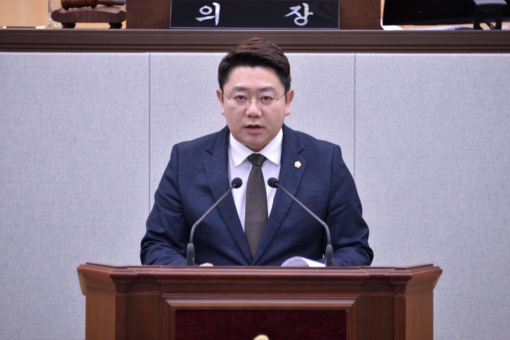 ▲ 최정필 여수시의원 ⓒ여수시의회